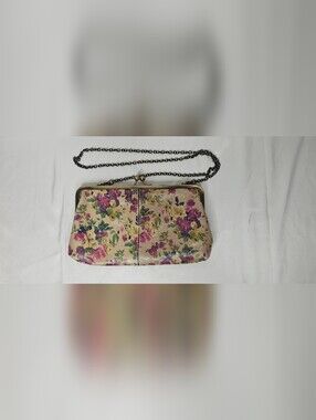 Patricia Nash floral frame clutch bag purse